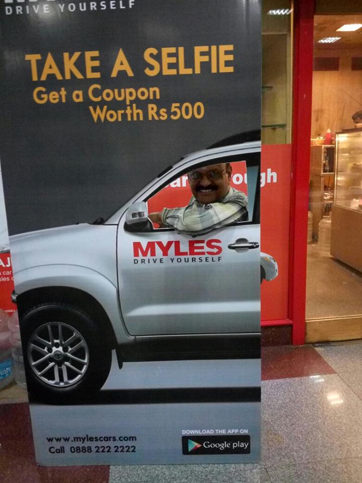 Another reason to pose and say "Myles". Meet happy Mylers from Chennai.